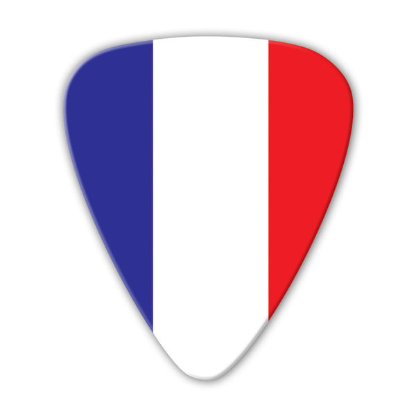 World Flag - France Flag Multi Pack - Custom Printed Picks - Custom Plectrum - Plektren Bedrucken - Mediators - 2