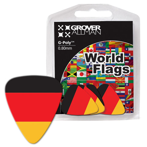 World Flag - Germany Flag Multi Pack - Custom Printed Picks - Custom Plectrum - Plektren Bedrucken - Mediators - 1