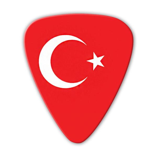 World Flag - Turkey Flag Multi Pack - Custom Printed Picks - Custom Plectrum - Plektren Bedrucken - Mediators - 2