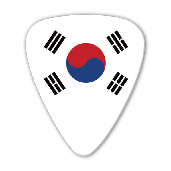 World Flag - South Korea Flag Multi Pack - Custom Printed Picks - Custom Plectrum - Plektren Bedrucken - Mediators - 2