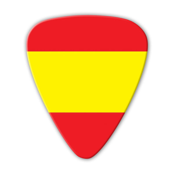 World Flag - Spain Flag Multi Pack - Custom Printed Picks - Custom Plectrum - Plektren Bedrucken - Mediators - 2