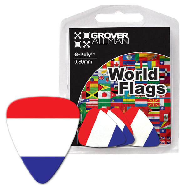 World Flag - The Netherlands Flag Multi Pack - Custom Printed Picks - Custom Plectrum - Plektren Bedrucken - Mediators - 1