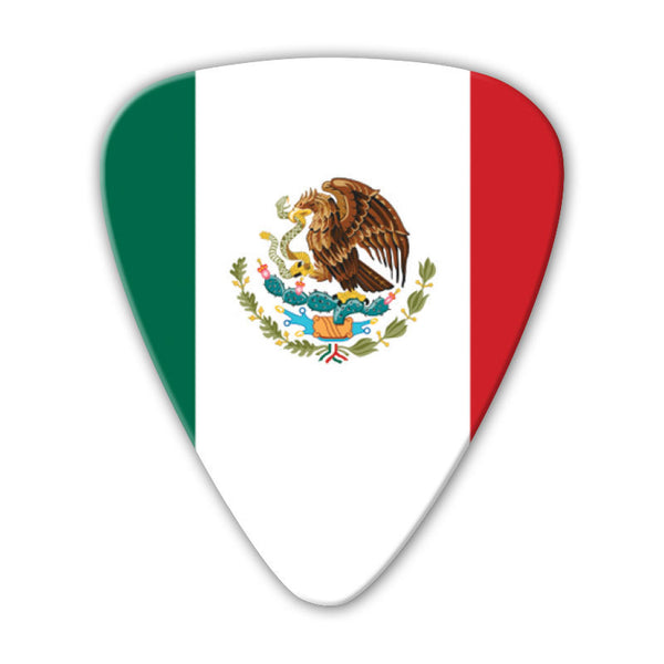 World Flag - Mexico Flag Multi Pack - Custom Printed Picks - Custom Plectrum - Plektren Bedrucken - Mediators - 2