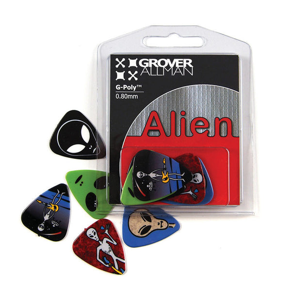 Themed Series - Alien Multi Pack - Custom Printed Picks - Custom Plectrum - Plektren Bedrucken - Mediators - 3