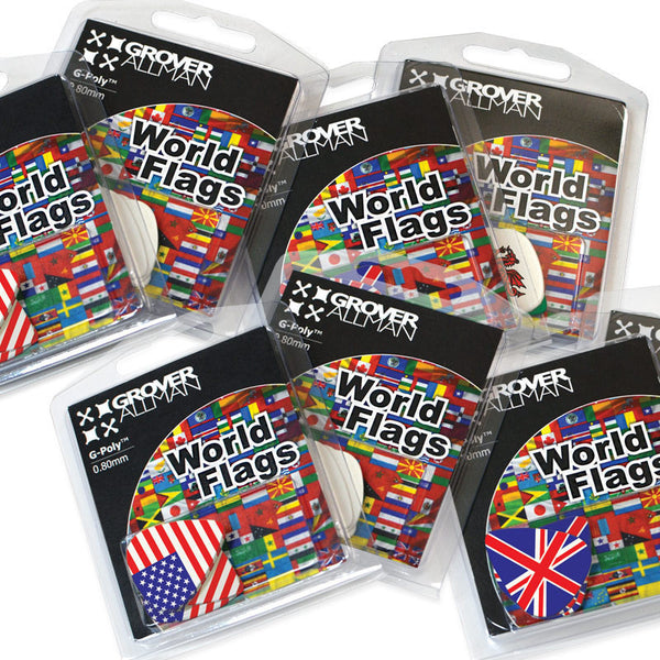 World Flag - Australia Flag Multi Pack - Custom Printed Picks - Custom Plectrum - Plektren Bedrucken - Mediators - 3