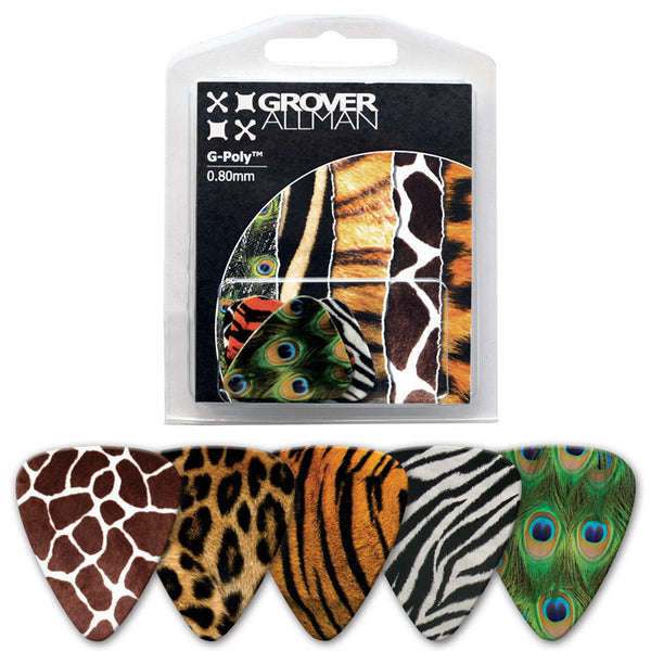 Themed Series - Animal Print Multi Pack - Custom Printed Picks - Custom Plectrum - Plektren Bedrucken - Mediators - 1