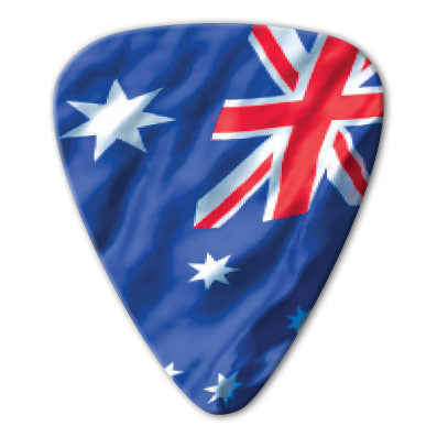 Australia - Aussie Photo Flag Picks (10 pack) - Custom Printed Picks - Custom Plektrum - Plektren Bedrucken - puas personalizadas