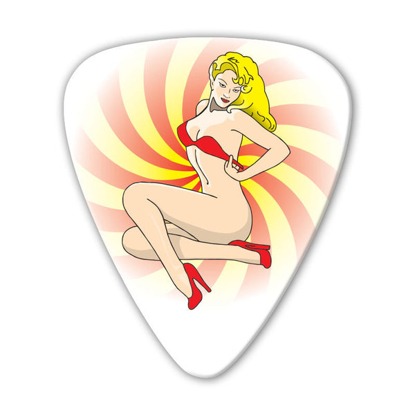 Unlimited Edition - Bikini Girl Multi Pack - Custom Printed Picks - Custom Plectrum - Plektren Bedrucken - Mediators - 2