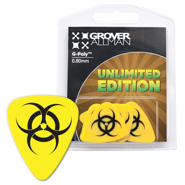 Unlimited Edition - Biohazard Multi Pack - Custom Printed Picks - Custom Plectrum - Plektren Bedrucken - Mediators - 1