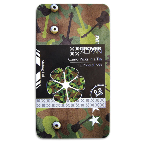 Pick Tin - Camo - Custom Printed Picks - Custom Plektrum - Plektren Bedrucken - puas personalizadas