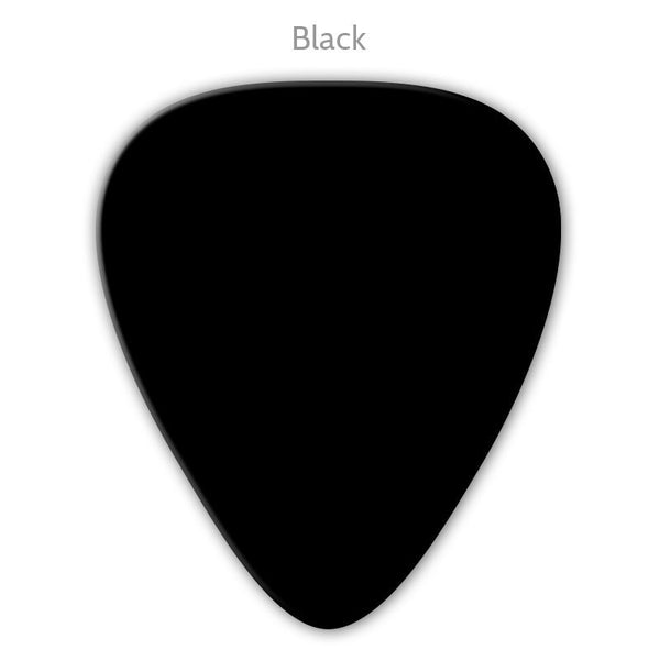 Celluloid Standard Shape Metallic Ink Picks - Double Sided - Custom Printed Picks - Custom Plektrum - Plektren Bedrucken - puas personalizadas
