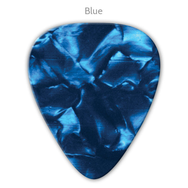 Vintage Celluloid Metallic Ink Picks - Single Sided - Custom Printed Picks - Custom Plectrum - Plektren Bedrucken - Mediators - 2