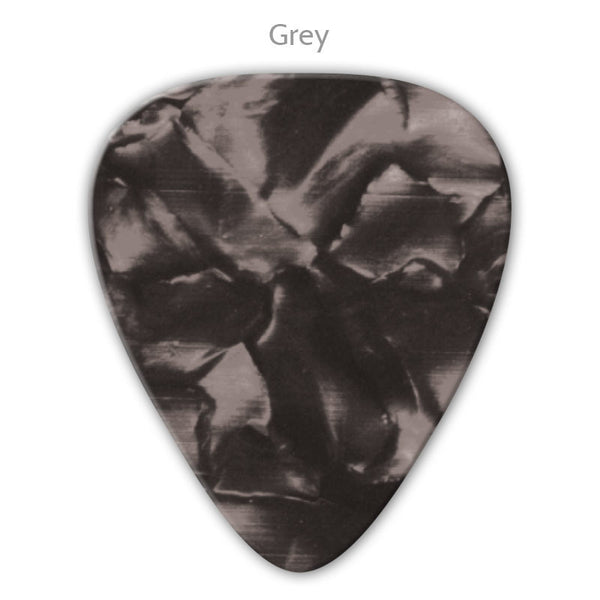 Vintage Celluloid Metallic Ink Picks - Double Sided - Custom Printed Picks - Custom Plectrum - Plektren Bedrucken - Mediators - 6