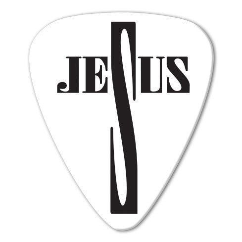 Christian Theme - Jesus Text Picks (10 pack) - Custom Printed Picks - Custom Plektrum - Plektren Bedrucken - puas personalizadas