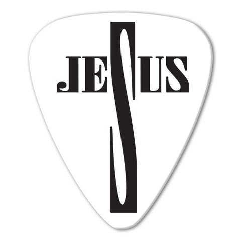 Christian Theme - Jesus Text Picks (10 pack) - Custom Printed Picks - Custom Plektrum - Plektren Bedrucken - puas personalizadas