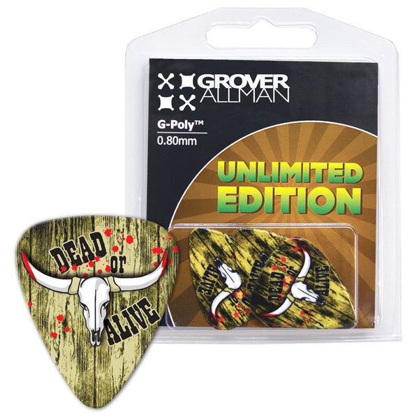 Unlimited Edition - Dead or Alive Multi Pack - Custom Printed Picks - Custom Plectrum - Plektren Bedrucken - Mediators - 1