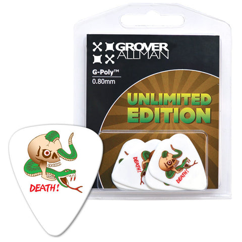 Unlimited Edition - Death Multi Pack - Custom Printed Picks - Custom Plectrum - Plektren Bedrucken - Mediators - 1