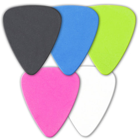 Delrinex ISO Shape Printed Picks - Single Sided - Custom Printed Picks - Custom Plektrum - Plektren Bedrucken - puas personalizadas