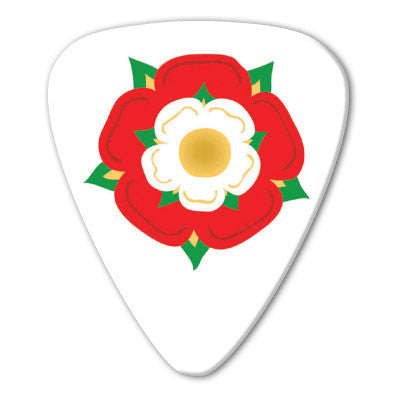 England - English Rose Picks (10 pack) - Custom Printed Picks - Custom Plektrum - Plektren Bedrucken - puas personalizadas