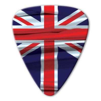England - Union Jack Photo Flag Picks (10 pack) - Custom Printed Picks - Custom Plektrum - Plektren Bedrucken - puas personalizadas