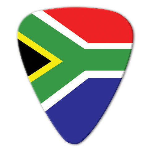 World Flag - South Africa Flag Picks (10 pack) - Custom Printed Picks - Custom Plectrum - Plektren Bedrucken - Mediators
