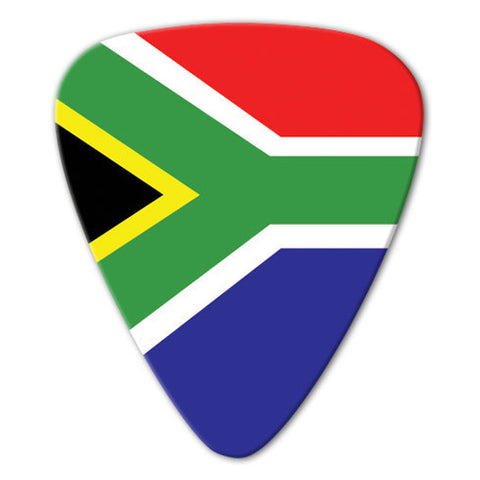 World Flag - South Africa Flag Picks (10 pack) - Custom Printed Picks - Custom Plectrum - Plektren Bedrucken - Mediators