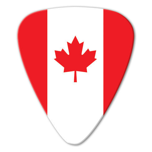 World Flag - Canada Flag Picks (10 pack) - Custom Printed Picks - Custom Plectrum - Plektren Bedrucken - Mediators
