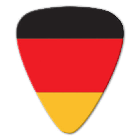 World Flag - Germany Flag Picks (10 pack) - Custom Printed Picks - Custom Plectrum - Plektren Bedrucken - Mediators