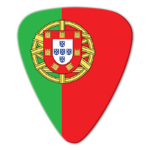 World Flag - Portugal Flag Picks (10 pack) - Custom Printed Picks - Custom Plectrum - Plektren Bedrucken - Mediators
