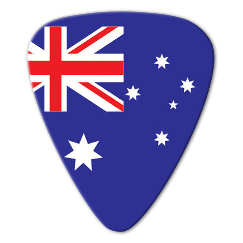 World Flag - Australia Flag Picks (10 pack) - Custom Printed Picks - Custom Plectrum - Plektren Bedrucken - Mediators