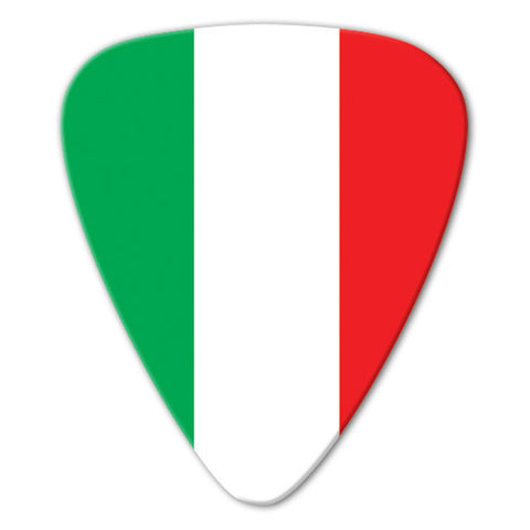 World Flag - Italy Flag Picks (10 pack) - Custom Printed Picks - Custom Plectrum - Plektren Bedrucken - Mediators