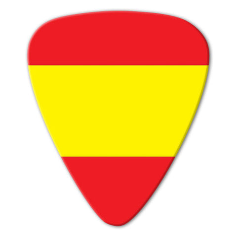 World Flag - Spain Flag Picks (10 pack) - Custom Printed Picks - Custom Plectrum - Plektren Bedrucken - Mediators