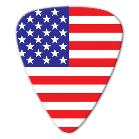 World Flag - USA Flag Picks (10 pack) - Custom Printed Picks - Custom Plectrum - Plektren Bedrucken - Mediators