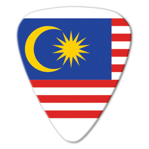 World Flag - Malaysia Flag Picks (10 pack) - Custom Printed Picks - Custom Plectrum - Plektren Bedrucken - Mediators
