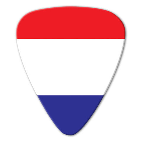 World Flag - The Netherlands Flag Picks (10 pack) - Custom Printed Picks - Custom Plectrum - Plektren Bedrucken - Mediators