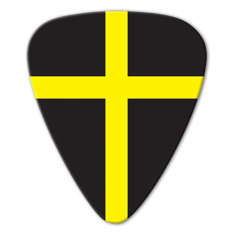 World Flag - St David's Cross Flag Picks (10 pack) - Custom Printed Picks - Custom Plectrum - Plektren Bedrucken - Mediators