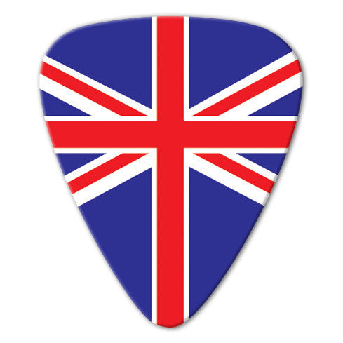 World Flag - UK Flag Picks (10 pack) - Custom Printed Picks - Custom Plectrum - Plektren Bedrucken - Mediators