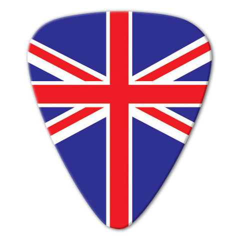 World Flag - UK Flag Picks (10 pack) - Custom Printed Picks - Custom Plectrum - Plektren Bedrucken - Mediators
