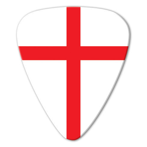 World Flag - St George's Cross Flag Picks (10 pack) - Custom Printed Picks - Custom Plectrum - Plektren Bedrucken - Mediators