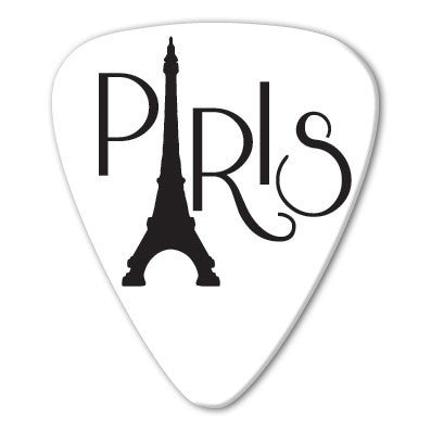 France - Paris Picks (10 pack) - Custom Printed Picks - Custom Plektrum - Plektren Bedrucken - puas personalizadas
