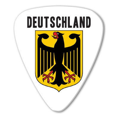 Germany - Deutschland Picks (10 pack) - Custom Printed Picks - Custom Plektrum - Plektren Bedrucken - puas personalizadas