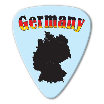 Germany - Germany Map Picks (10 pack) - Custom Printed Picks - Custom Plektrum - Plektren Bedrucken - puas personalizadas