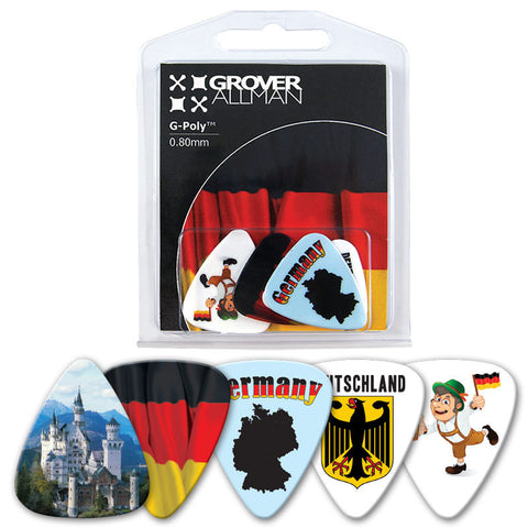 Countries of the World - Germany Multi Pack - Custom Printed Picks - Custom Plektrum - Plektren Bedrucken - puas personalizadas