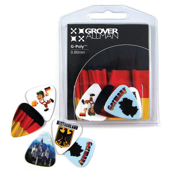 Countries of the World - Germany Multi Pack - Custom Printed Picks - Custom Plektrum - Plektren Bedrucken - puas personalizadas