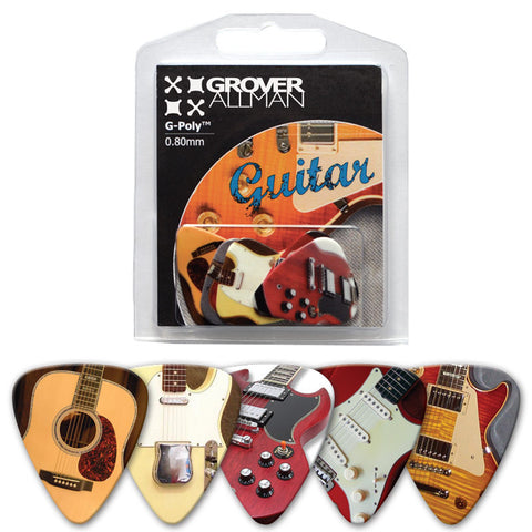 Themed Series - Guitar Multi Pack - Custom Printed Picks - Custom Plectrum - Plektren Bedrucken - Mediators - 1