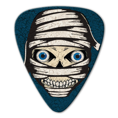Horror Theme - Mummy Picks (10 pack) - Custom Printed Picks - Custom Plektrum - Plektren Bedrucken - puas personalizadas