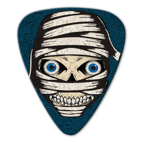 Horror Theme - Mummy Picks (10 pack) - Custom Printed Picks - Custom Plektrum - Plektren Bedrucken - puas personalizadas