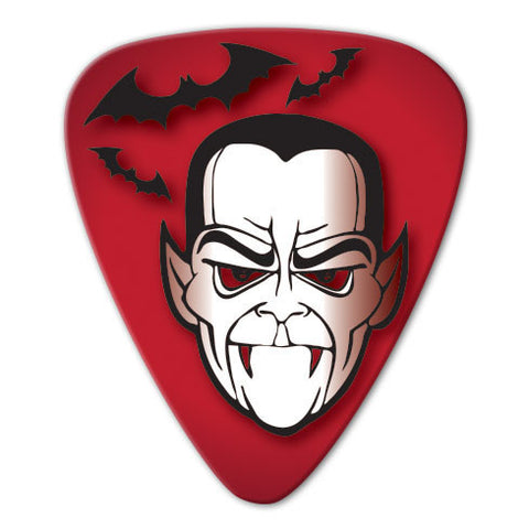 Horror Theme - Dracula Picks (10 pack) - Custom Printed Picks - Custom Plektrum - Plektren Bedrucken - puas personalizadas