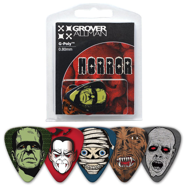Themed Series - Horror Multi Pack - Custom Printed Picks - Custom Plectrum - Plektren Bedrucken - Mediators - 1