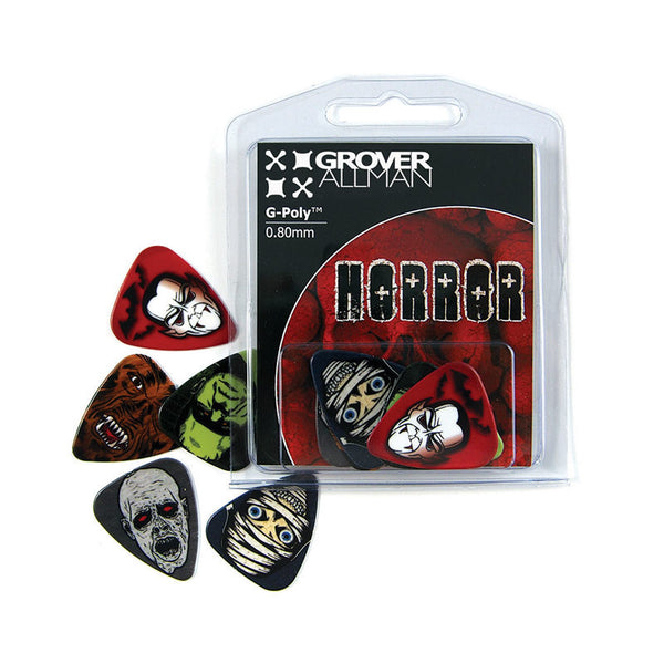 Themed Series - Horror Multi Pack - Custom Printed Picks - Custom Plectrum - Plektren Bedrucken - Mediators - 3